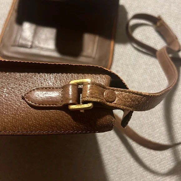 Valentino Garavani Vintage PROJECT Brown Leather Crossbody Bag - Picture 11 of 17